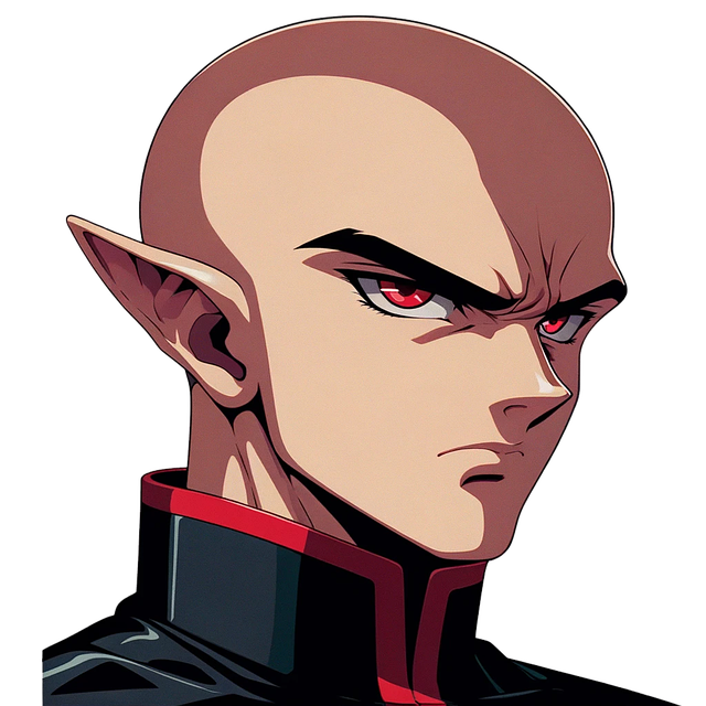 Free ai generated vulcan anime illustration