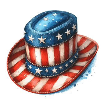 Ai Generované, Klobouk Vlajky Usa