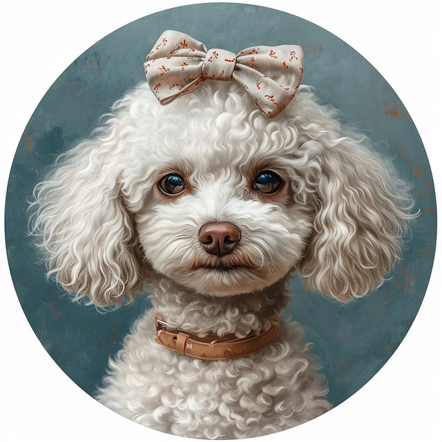 Download free HD stock image of Ai Generated Poodle Free ai generated poodle pet illustration