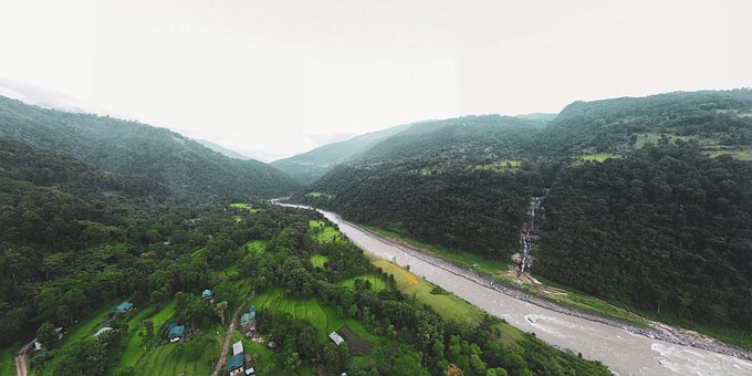 Arun, Fluss, Natur, Wasser, Wald