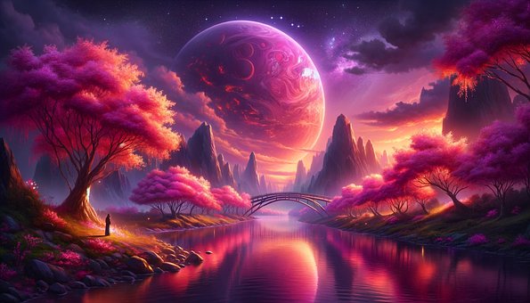 Ai Generado, Fantasía, Paisaje
