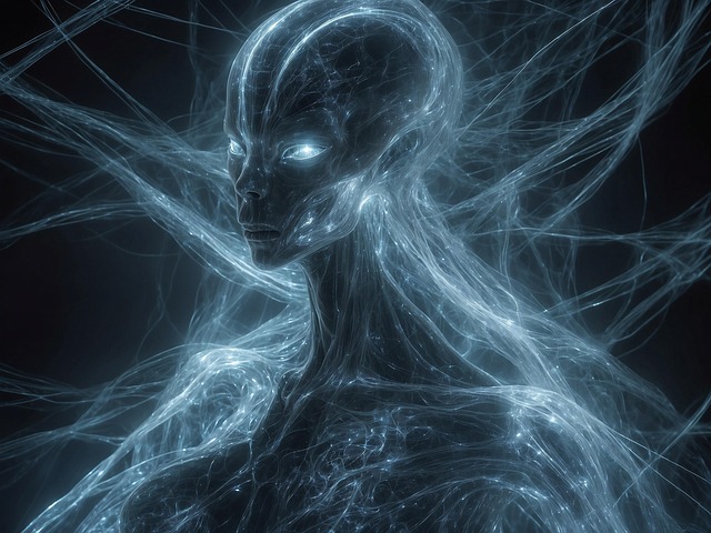 Free ai generated alien energy illustration