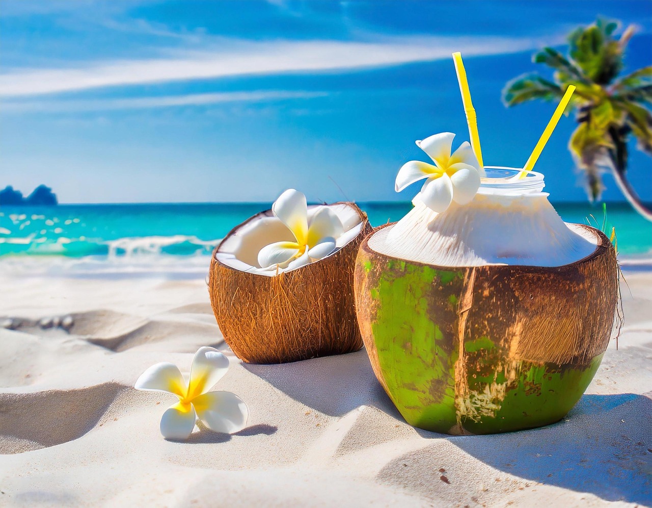 Plage Noix De Coco Boire - Image gratuite sur Pixabay - Pixabay