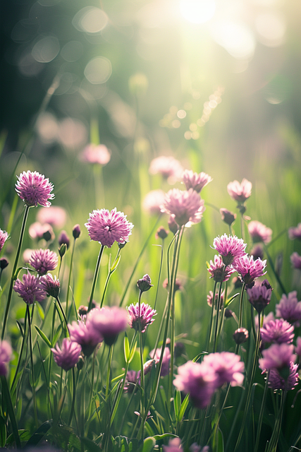 Free ai generated flowers meadow illustration