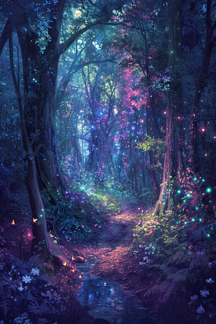 Free ai generated nature fairies illustration
