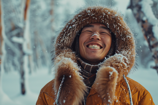 Free ai generated man smile illustration