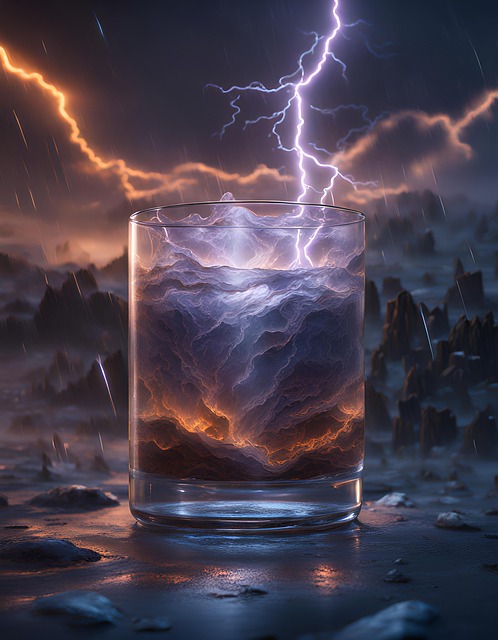 Download free HD stock image of Ai Generated Glass Free ai generated glass storm illustration