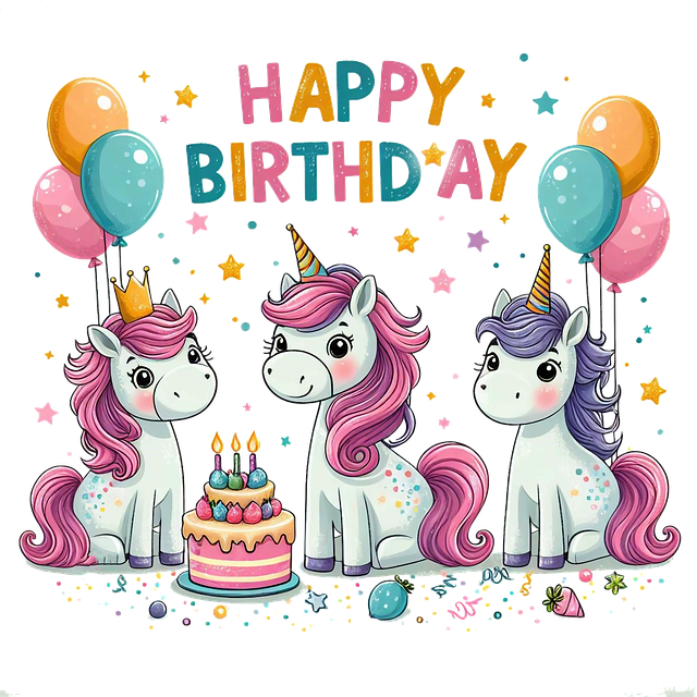 Free ai generated unicorn animals illustration