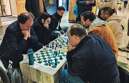 Free Outdoor Chess Square Game photo and picture