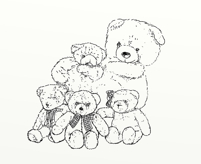 Free teddy bears stuffed bears stuffed toys illustration