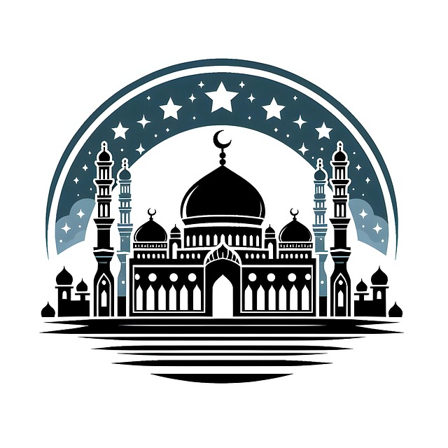 Free Ai Generated Mosque illustration and picture