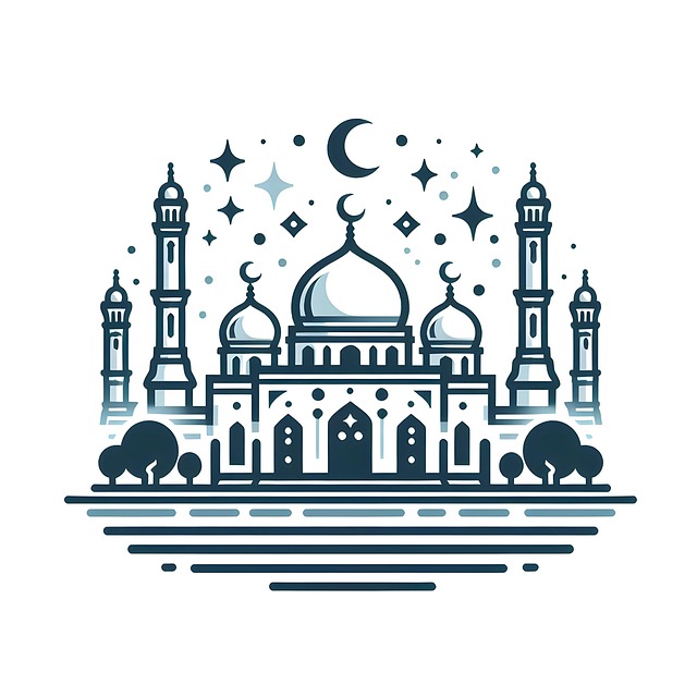 Free Ai Generated Mosque illustration and picture