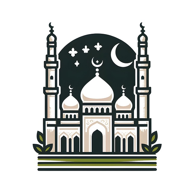 Free Ai Generated Mosque illustration and picture