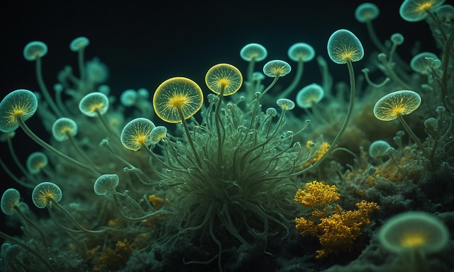 Free ai generated cell virus illustration