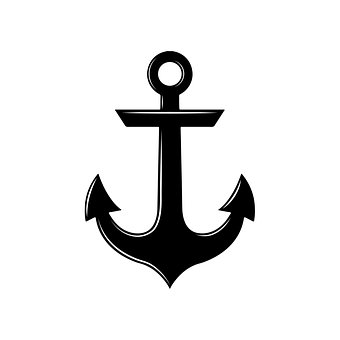 Anker, Design, Logo, Skib, Skåret Ud