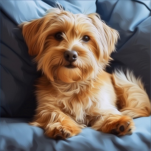 Free ai generated nature dog illustration