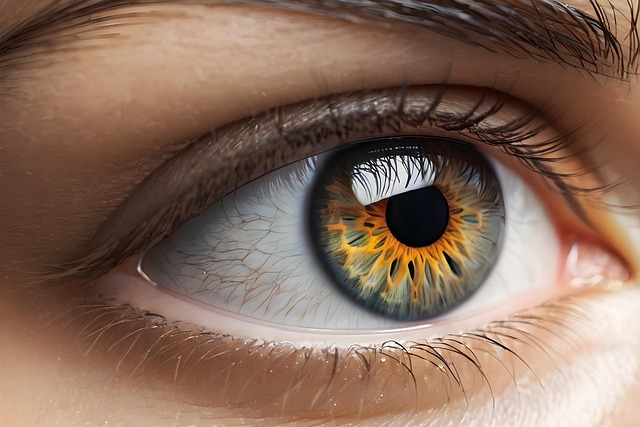Free ai generated eye iris illustration