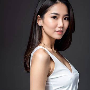 Free Asian Girl illustration and picture
