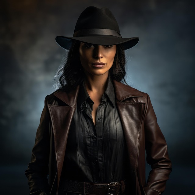 Free ai generated woman detective illustration