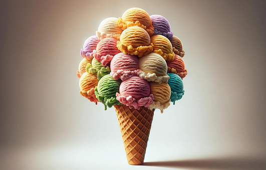Free Ai Generated Ice Cream illustration and picture