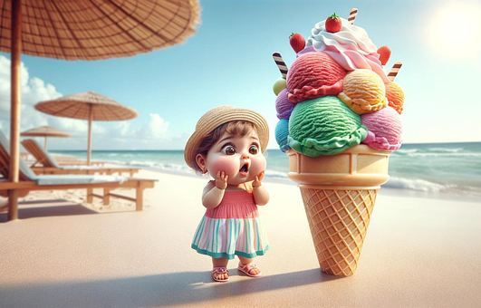 Free Ice Cream Food illustration and picture
