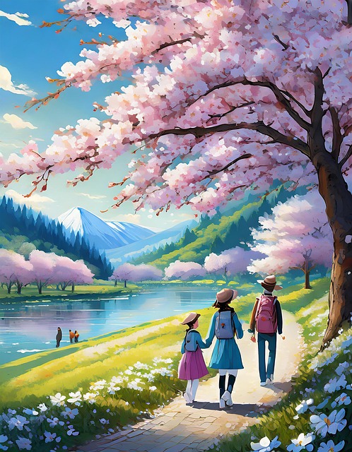 Ai Gerado, Sakura, Flores De Cerejeira