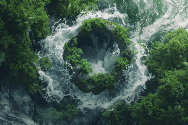 Free ai generated mountain cliff illustration