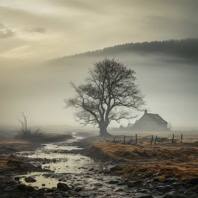 Free fog fall haze illustration