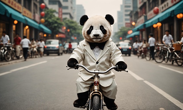 Ai Gegenereerd, Panda, Fiets