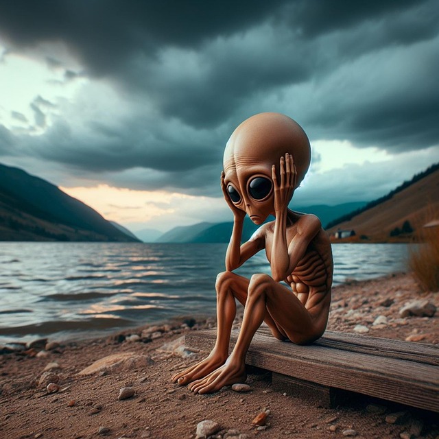 Ai Generiert, Natur, Außerirdischer, See