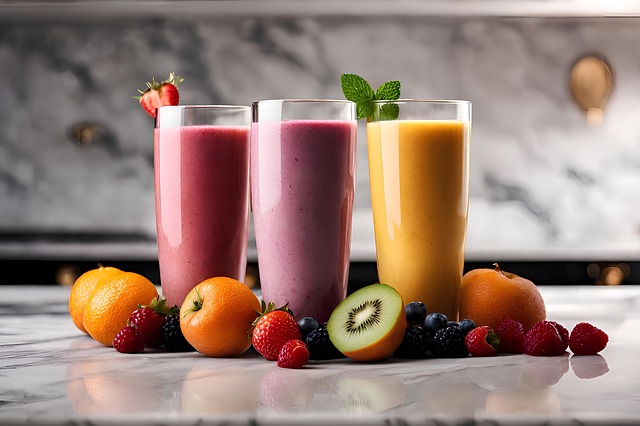 Free ai generated smoothies juices illustration