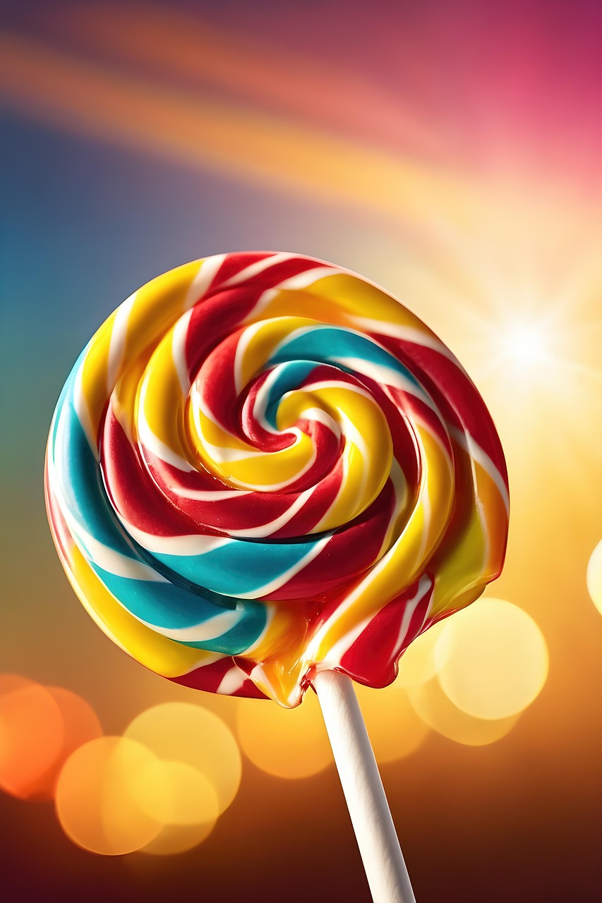 Download Ai Generated Lollipop Candy Royalty Free Stock Illustration