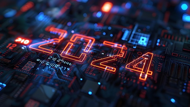 Free ai generated 2024 technology illustration