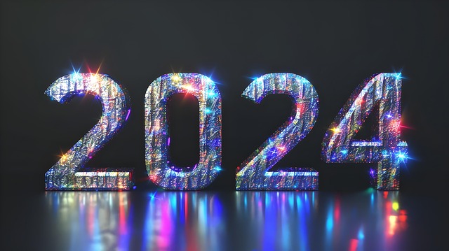 Free ai generated 2024 new year illustration