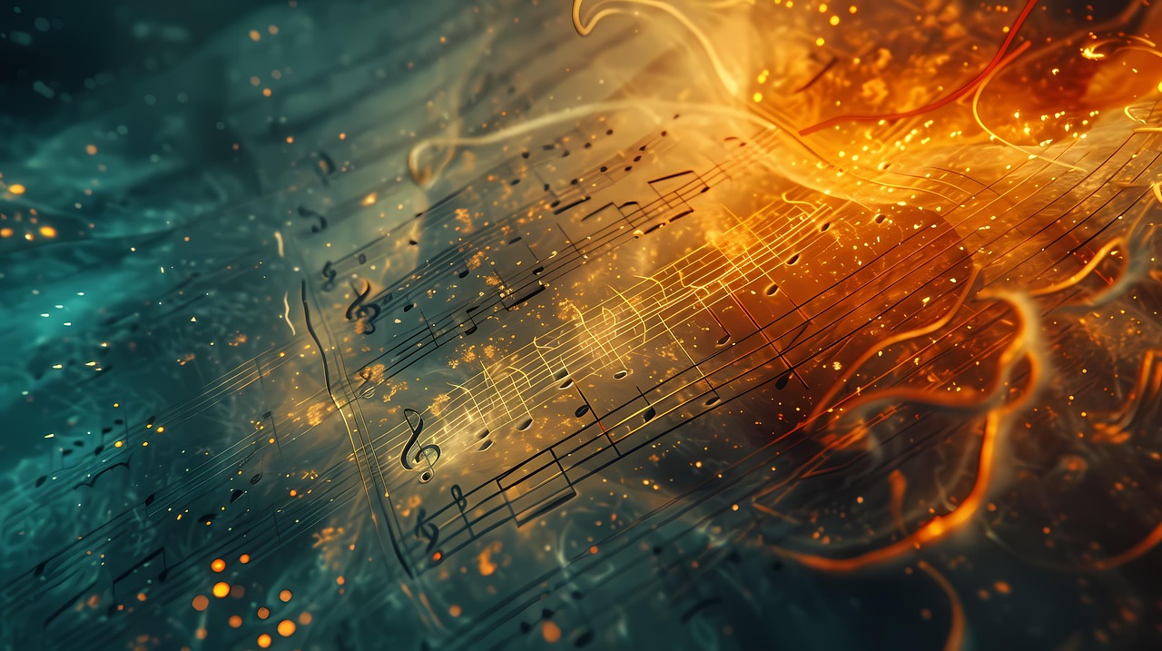 Download free HD stock image of Ai Generated Music Free ai generated music elements illustration