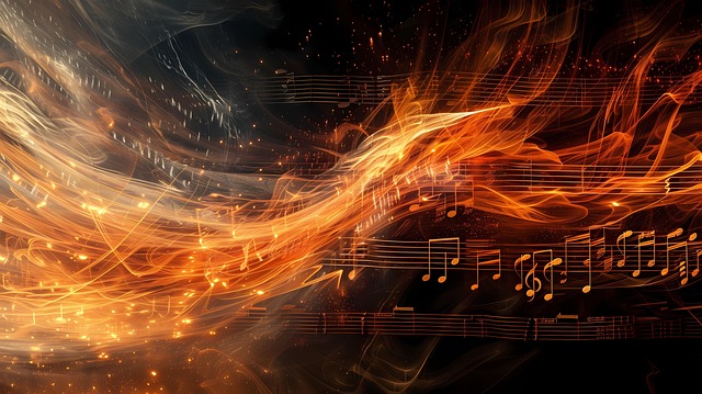 Ai Generiert, Musik, Feuer, Digital