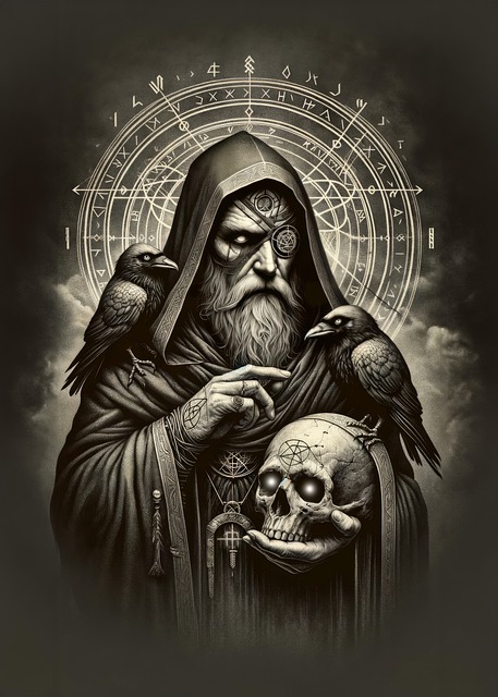Free ai generated pagan wisdom illustration