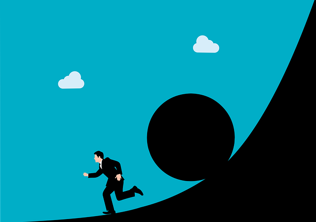 Free business crisis failure vector