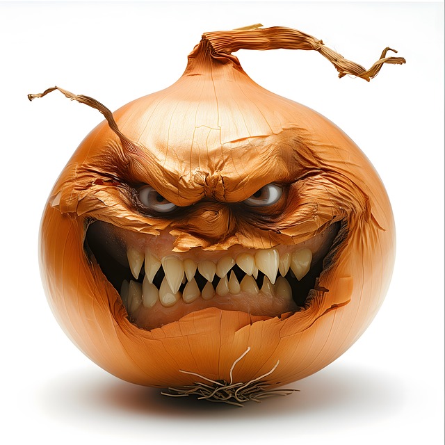 Free ai generated onion monster illustration