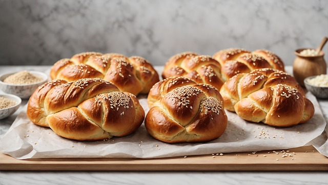 Free ai generated bread bakery illustration