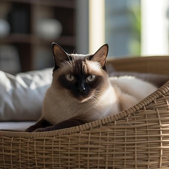 Free Cat Siamese illustration and picture