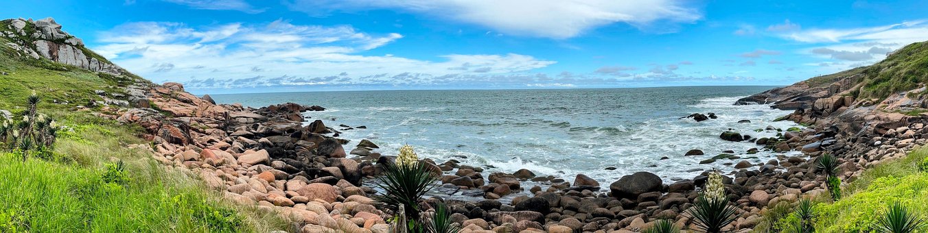 Panorama, Strand, Santa Catarina