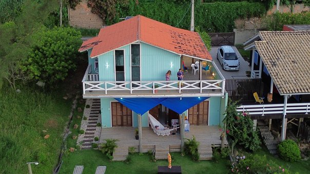 Hjem, Strand, Antenne, Drone