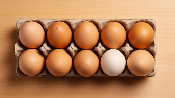 Ei, Eten, Dienblad, Eierschaal