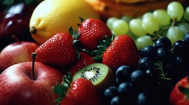Ai Generado, Frutas, Comida, Fresa, Baya