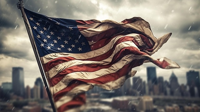 Free ai generated flag usa illustration