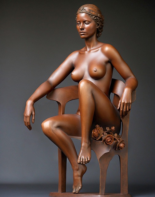 Download free HD stock image of Ai Generated Woman Free ai generated woman sculpture illustration