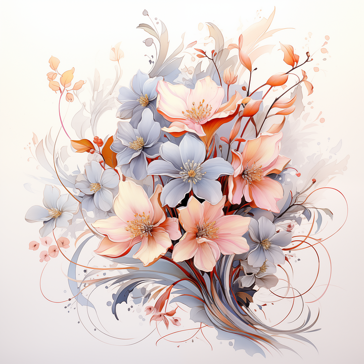 Download Bouquet Flowers Nature Royalty-Free Stock Illustration Image