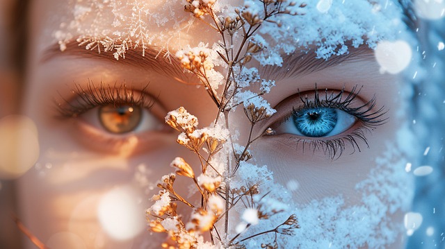 Free ai generated woman seasons illustration