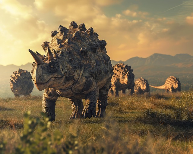 Ai Generované, Ankylosaurus, Dinosauři